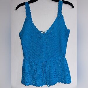 WOLF Vibrant Blue Knit Top